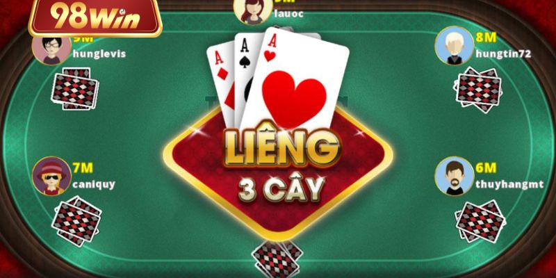 Hướng dẫn chơi bài liêng 98Win chi tiết cho người mới 3 Luật chơi cụ thể game bài liêng